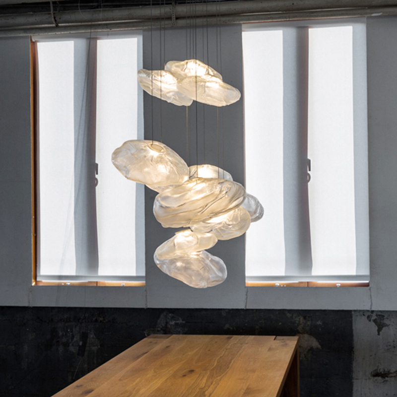 New 2025 Modern LED Pendant La – обзор и цена Resin Art Kitchen