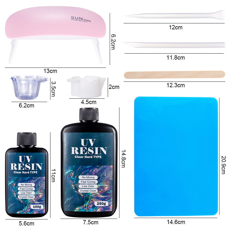 100g/250g Clear UV Resin Hard  – обзор и цена Resin Art Uv