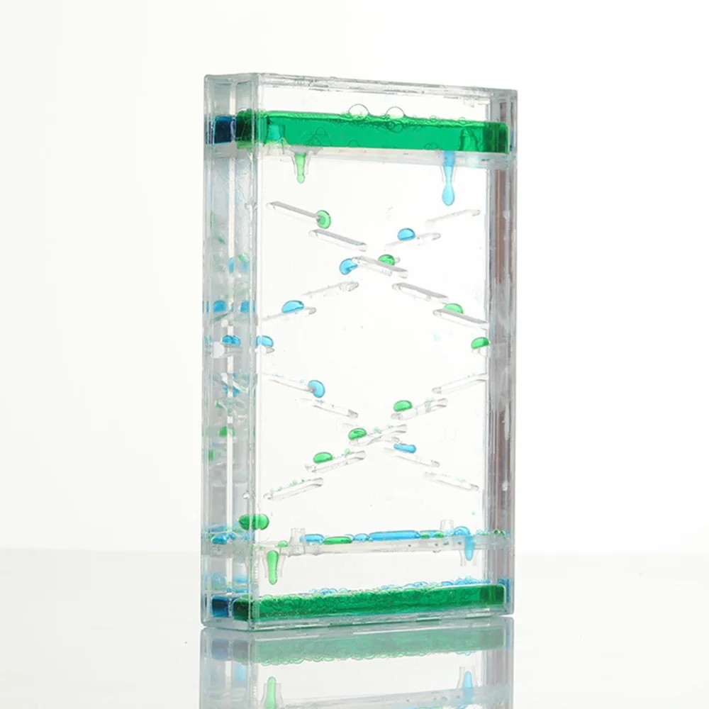 Color Two-color Hourglass Time – обзор и цена Resin Art Clock