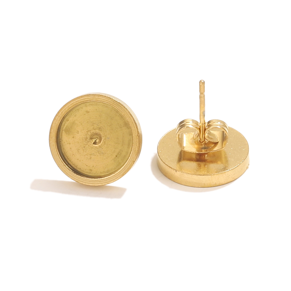 10pcs Stainless Steel Gold Ear – обзор и цена Resin Art Earrings