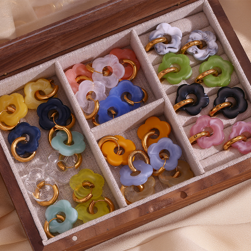 E.B.belle Hoops Colorful Resin – обзор и цена Resin Art Ring